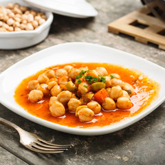 Kichererbsensalat - chick pea salad