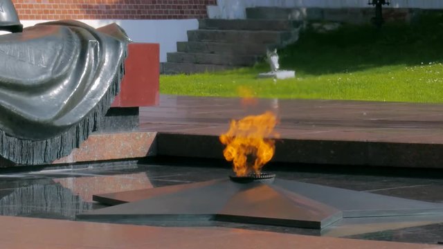 MOSCOW, RUSSIA - JULE 222, 2016: , Grave of Unknown Soldier - Kremlin, Moscow