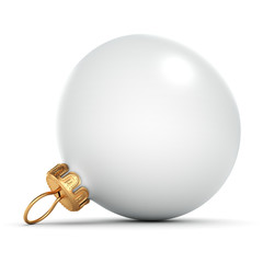 White Christmas ball