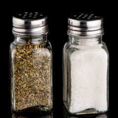  Salt and oregano shakers
