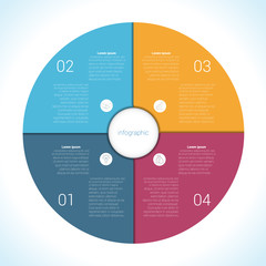 Elements For Template infographic four position