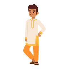 Vector illustration indian girl