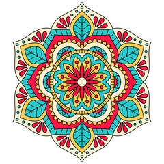 Mandala. Ornamental round pattern.
