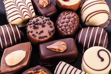 pralines variation on black