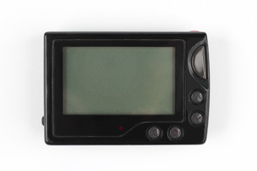electronic text pager with a large screen
