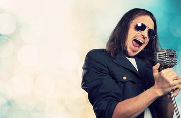 Singing.