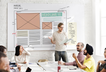 Design Magazine Creativity Layout Media Publication Concept