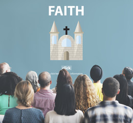 Fototapeta premium Faith Ideas Imagine Inspiration Mindset Trust Concept