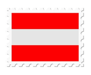 stamp flag austria