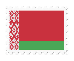 stamp flag belarus