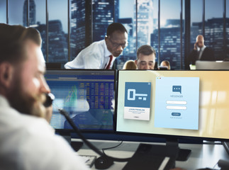 Security Register Account Apply Concept