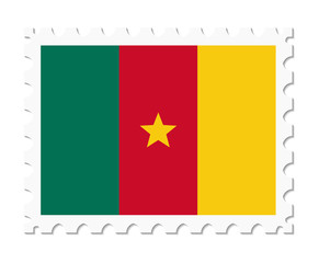 stamp flag cameroon