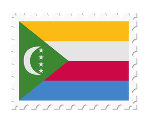 stamp flag comoros