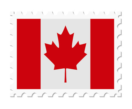 stamp flag canada