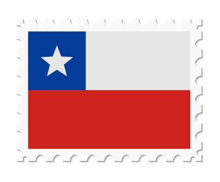 stamp flag chile