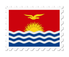 stamp flag kiribati