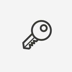 key outline icon