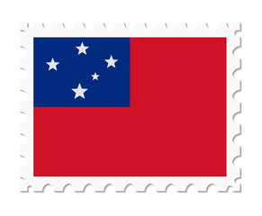 stamp flag samoa