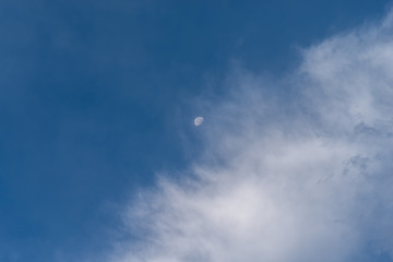 Clouds Swallowing the Moon