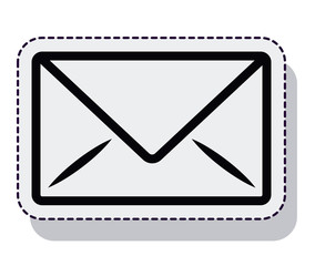 envelope message isolated icon vector illustration design