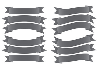 Grey Ribbon Banner