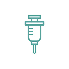 Syringe icon sign