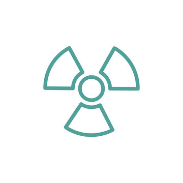 Ionizing radiation icon
