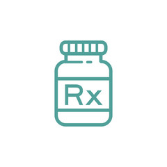 Fototapeta premium tablet bottle icon