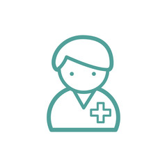 nurse icon sign