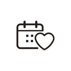 heartbeat thin line icon