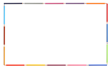 Color Pencils Frame