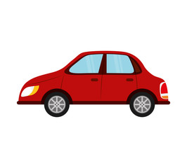 car auto vehicle transportation icon. Isolated and flat illustration. 