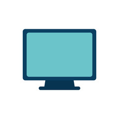 computer device gadget technology icon. Isolated and flat illustration
