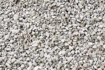 Crushed stone construction materials.