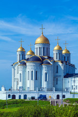 Fototapeta na wymiar Dormition Cathedral (1160) in Vladimir, Russia