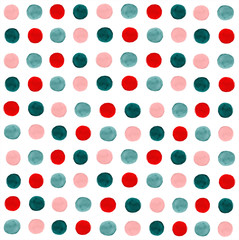 Abstract water color circle handpaint