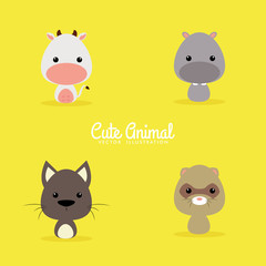 Cute Cartoon Wild Animals