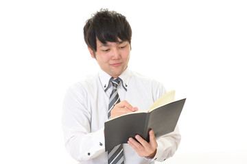 笑顔のビジネスマン