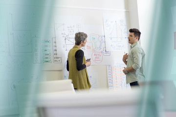 Business people talking in office