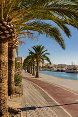 Spanien Mittelmeer Küste Hafen Palma Mallorca