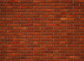 Fototapeta na wymiar Brown brick wall background