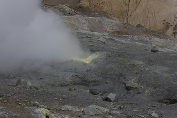 Schwefel - Fumerole - Vulkanismus