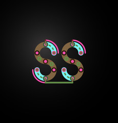 Linear business logo letter