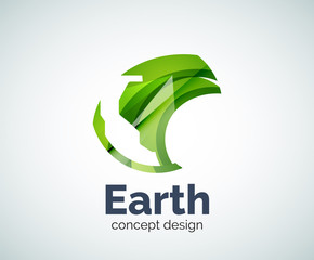 Earth logo template