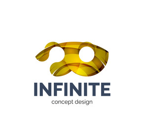 Infinite logo business branding icon