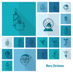 Christmas and Winter Icons Collection