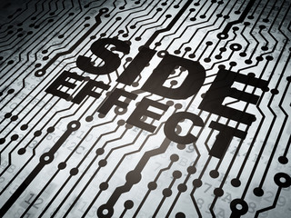 Health concept: circuit board with Side Effect