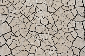 Texture cracked, dry the surface of the earth. Earth  turned into a desert. Global warming, drought.