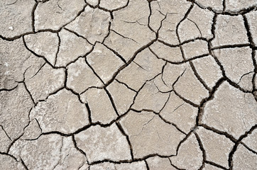 Texture cracked, dry the surface of the earth. Earth  turned into a desert. Global warming, drought.