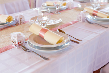 wedding table settings